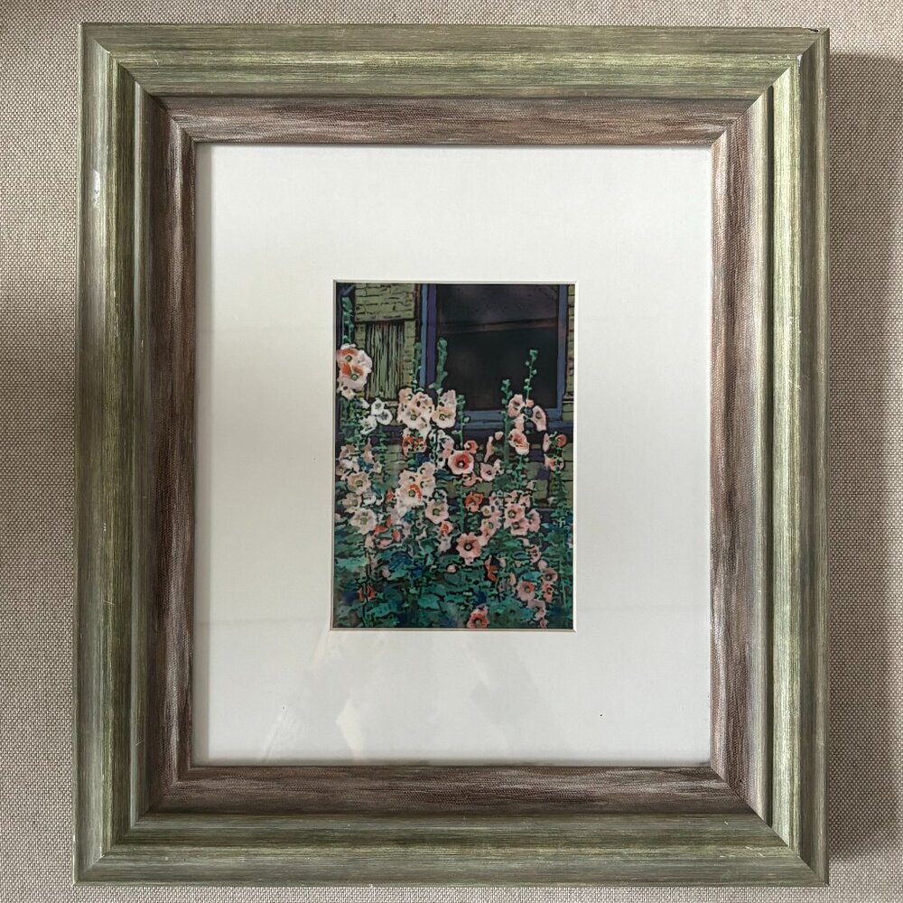 Mixed Media Wall Decor Original Handmade Art Framed Signed